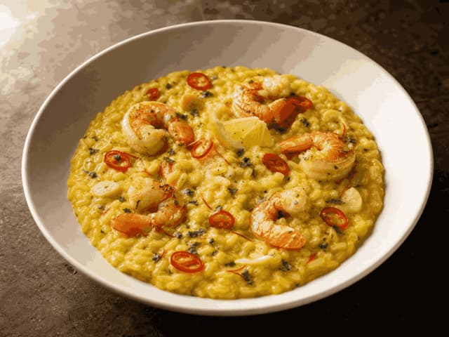 Chilli Gamberi Risotto