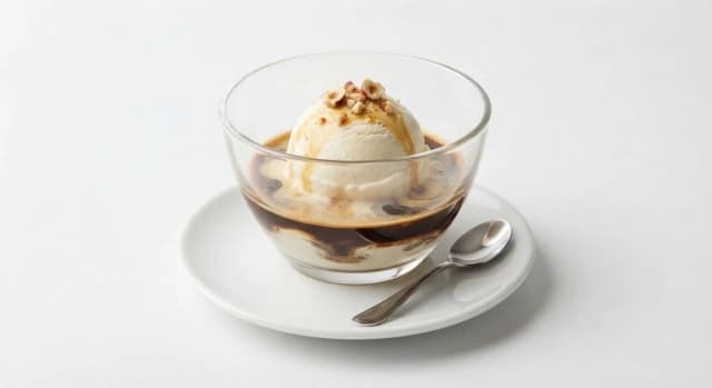 Affogato with Frangelico