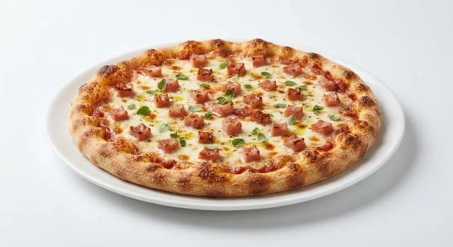 Mini Ham Pizza