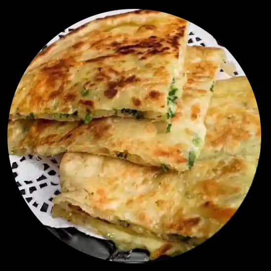 Cheese And Spinach Naan