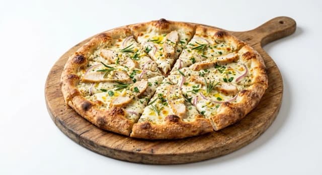 Chicken Bianco Pizza