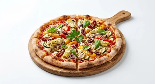 Gourmet Vegetable Pizza