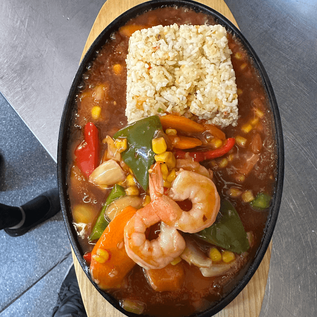 Sizzling Chilli Prawn