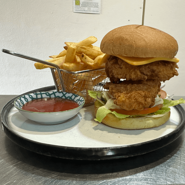Southern Chicken Burger & Chips