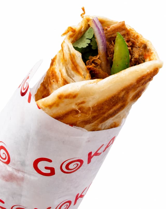 Aloo Tikki Kati Roll