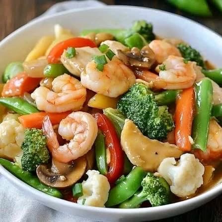 Prawns with Vegetables
