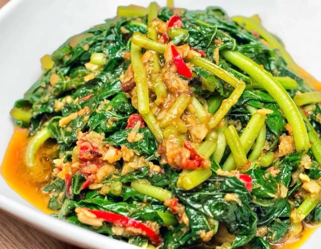 Sambal Spinach (桑巴菠菜)
