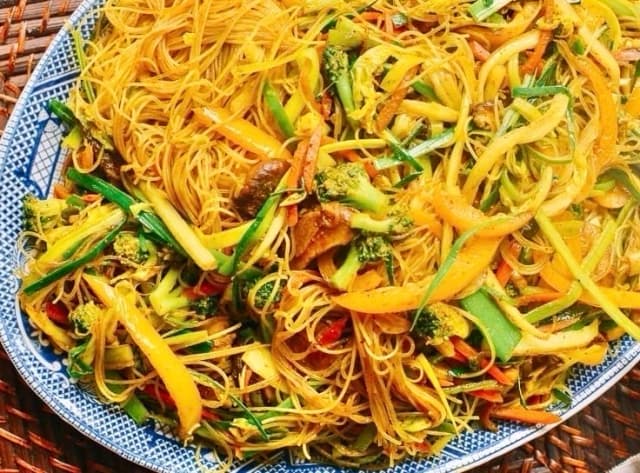 Vegetarian Singapore Noodles