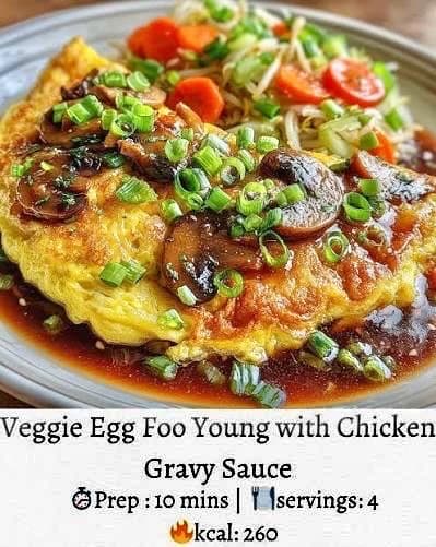Vegetable Omelette (蔬菜煎蛋卷)