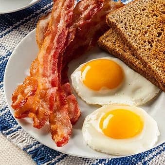 Kids Bacon and Eggs