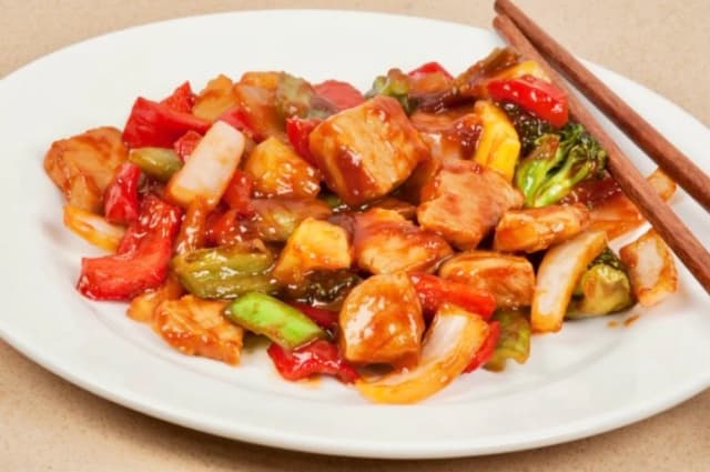 Sweet and Sour Duck with Vegetables
