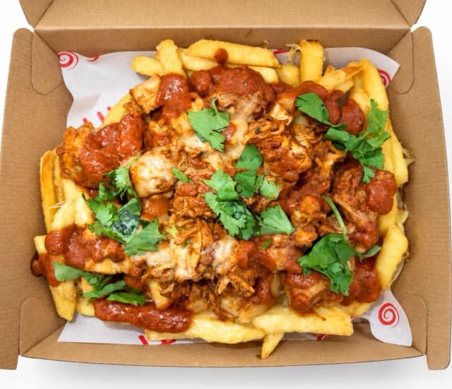 Butter Chicken Loaded Fries