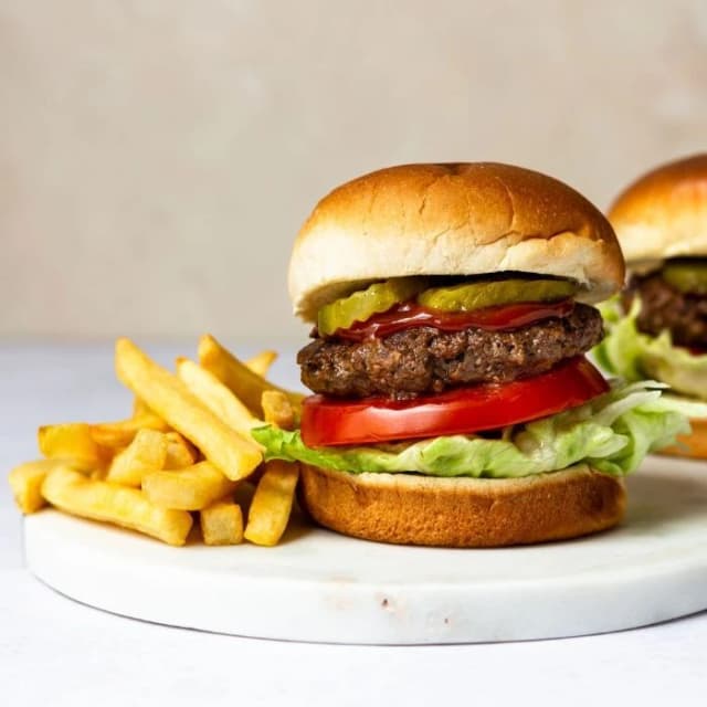 kids Beef Burger & Chips