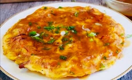 Chicken Omelette (鸡肉煎蛋卷)