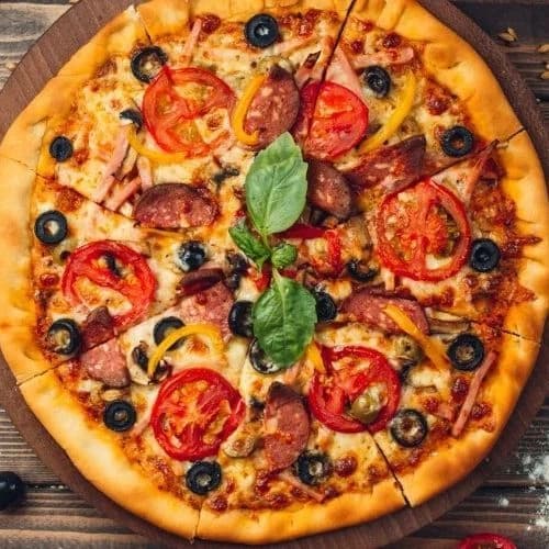 The Work Vegetarian Pizza
