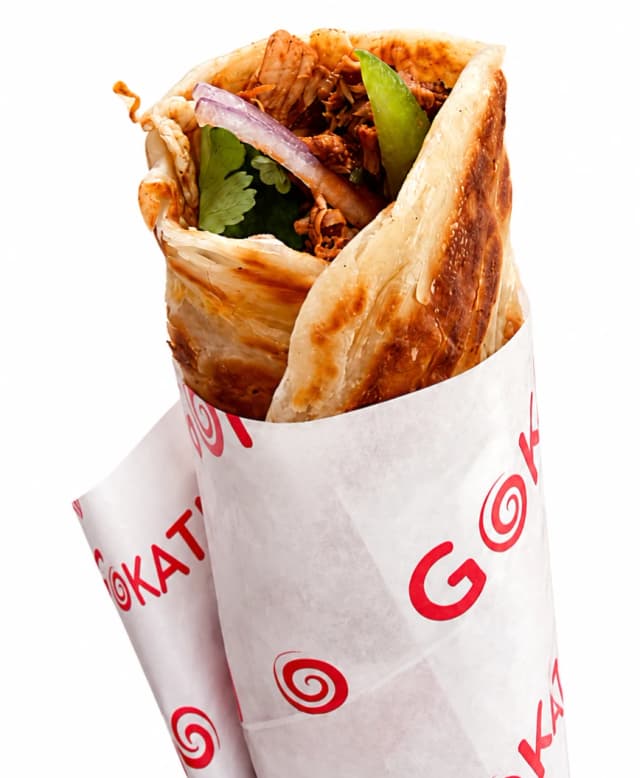 Aloo Tikki Kati Roll