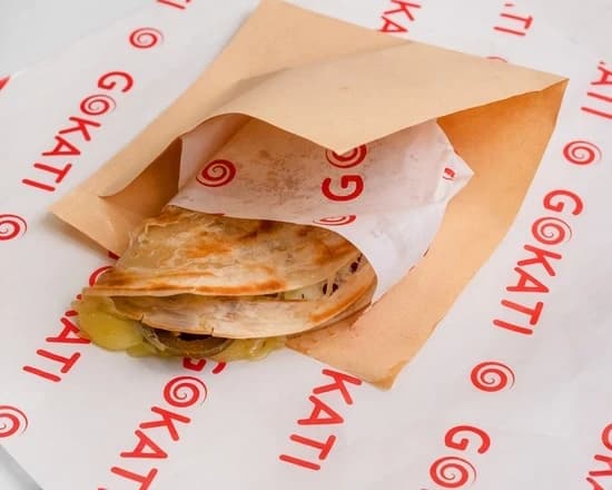 Aloo Gobi Paratha Toastie with Cheese