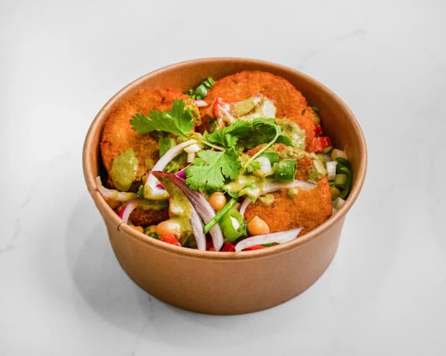 Aloo Tikki Salad